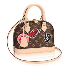 Чанта Louis Vuitton M43230 Alma BB Tote от монограмно платно