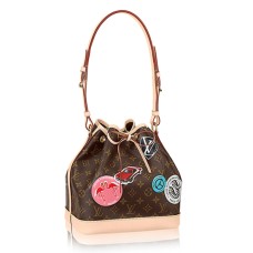 Чанта през рамо Louis Vuitton M43233 Petit Noe с монограмно платно