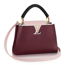 Чанта Louis Vuitton M51082 Capucines PM Tote Bag Taurillon Leather