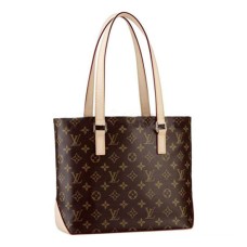 Чанта за през рамо Louis Vuitton M51148 Cabas Piano от монограм, платно