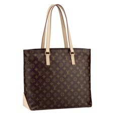 Чанта през рамо Louis Vuitton M51151 Cabas Mezzo от монограмно платно