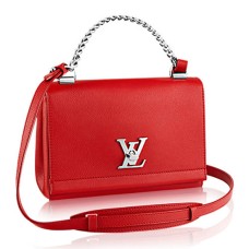 Чанта за рамо Louis Vuitton M51202 Lockme II BB от Taurillon кожа