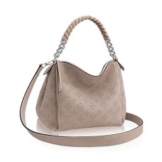 Чанта Louis Vuitton M51224 Babylone Chain BB Hobo от естествена кожа, изработена от махина