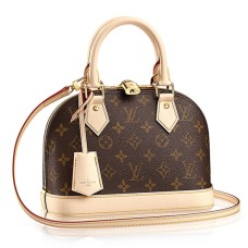 Чанта Louis Vuitton M53152 Alma BB Tote от монограмно платно