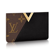 Калъф за карти Louis Vuitton M56173 с кимоно и монограм, платно