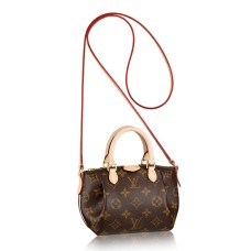 Чанта Louis Vuitton Nano Turenne през рамо от плат, монограм