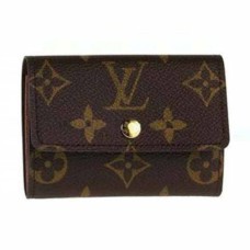Портмоне Louis Vuitton M61930 с плоска облегалка за монети, монограм, платно