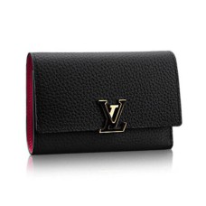 Louis Vuitton M62157 Capucines Компактен портфейл Taurillon кожа