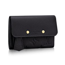 Louis Vuitton M62184 Pont-Neuf компактен портфейл монограм Empreinte кожа
