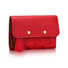Louis Vuitton M62185 Pont-Neuf компактен портфейл монограм Empreinte кожа
