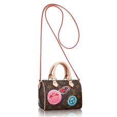 Чанта Louis Vuitton Nano Speedy M62208 Crossbody от монограм, платно