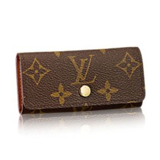 Калъф за 4 ключа Louis Vuitton M62631 от монограм, платно