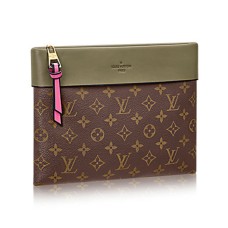 Чанта Louis Vuiton M64034 Pochette Tuileries с монограмно покритие от плат