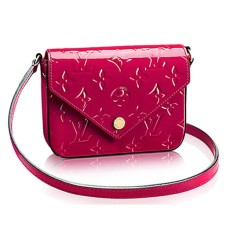 Чанта Louis Vuitton M90285 Mini Sac Lucie Crossbody Bag Monogram Vernis