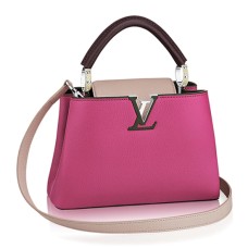 Чанта Louis Vuitton M90391 Capucines BB Tote Bag Taurillon Leather