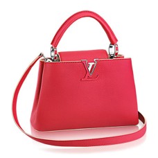 Чанта Louis Vuitton M90940 Capucines BB Tote Bag Taurillon Leather