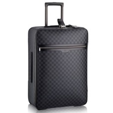 Чанта Louis Vuitton Pegase 65 с подвижен механизъм, Damier Graphite Canvas N23301