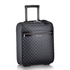 Чанта Louis Vuitton Pegase 45 с подвижен механизъм, Damier Graphite Canvas N23302
