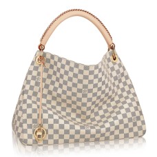 Чанта Louis Vuitton N41174 Artsy MM Hobo от Damier Azure Canvas