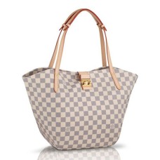Чанта през рамо Louis Vuitton N41208 Salina PM Damier Azur Canvas