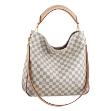 Louis Vuitton N41216 Soffi Hobo Bag Damier Azure Canvas