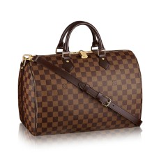 Чанта Louis Vuitton N41366 Speedy Bandouliere 35 Tote Bag Damier Ebene Canvas