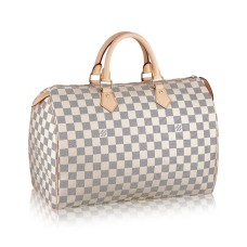 Чанта Louis Vuitton N41369 Speedy 35 Tote Bag Damier Azur Canvas