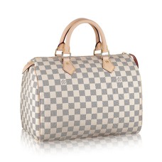 Чанта Louis Vuitton N41370 Speedy 30 Tote Bag Damier Azur Canvas