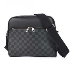Чанта Louis Vuitton Dayton Reporter PM N41408, цвят графит, платно