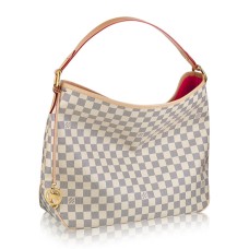 Louis Vuitton N41447 Възхитителна чанта хобо PM Damier Azure Canvas