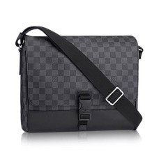 Чанта Louis Vuitton N41458 Messenger MM, цвят Damier Graphite Canvas