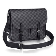 Чанта Louis Vuitton Christopher N41500 от графит плат, Damier