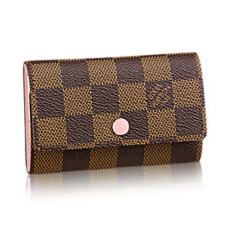 Louis Vuitton N41624 6 Ключодържател Damier Ebene Canvas