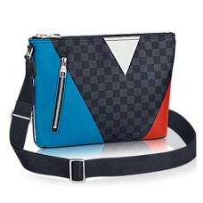 Чанта Louis Vuitton N41639 Mick PM Regatta, Damier Cobalt Canvas