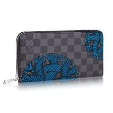 Louis Vuitton N41683 Zippy Органайзер Damier Graphite Canvas