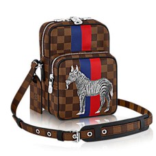 Louis Vuitton N42703 Amazone 22 Messenger чанта Damier Ebene Canvas