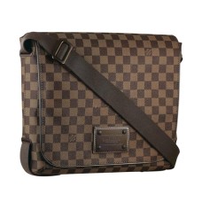 Louis Vuitton N51211 Brooklyn MM Messenger чанта Damier Ebene Canvas