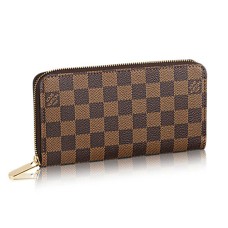Louis Vuitton N60015 портфейл Zippy Damier Ebene Canvas