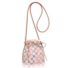 Чанта през рамо Louis Vuitton Nano Noe N60052 Damier Azur Canvas