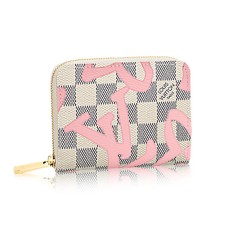 Louis Vuitton N60098 Портмоне за монети Zippy Damier Azur Canvas