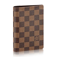 Louis Vuitton N60189 Корица за паспорт Damier Ebene Canvas