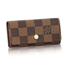 Louis Vuitton N62631 4 ключодържателя Damier Ebene Canvas