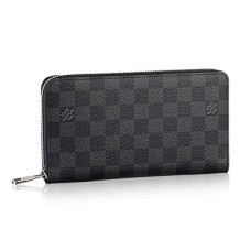 Чанта Louis Vuitton Zippy Organizer N63077, Damier Graphite Canvas