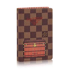 Louis Vuitton N63189 Корица за паспорт Damier Ebene Canvas