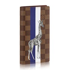 Louis Vuitton N63347 Brazza Портфейл Damier Ebene Canvas