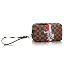 Платнена чанта Louis Vuitton N63350 Volga Damier Ebene