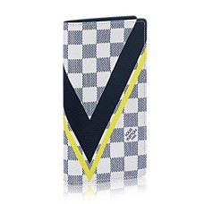 Портфейл Louis Vuitton N64007 Brazza Damier Azur Canvas