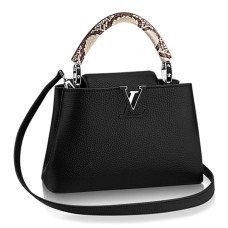 Чанта Louis Vuitton N92800 Capucines PM Tote Bag Taurillon Leather